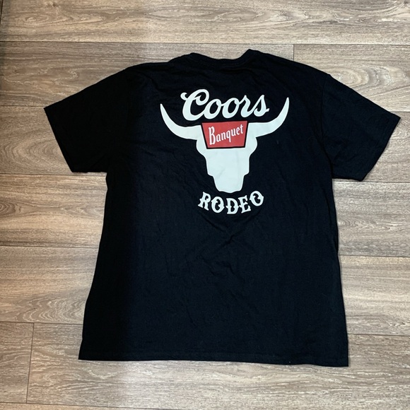 Coors Banquet Rodeo T-Shirt - Picture 1 of 3